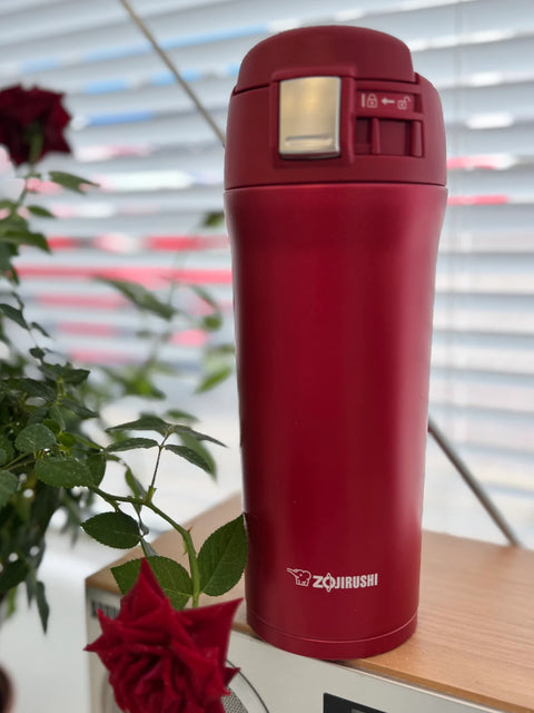 Zojirushi Travel mug SM-YAF48 Red flowers