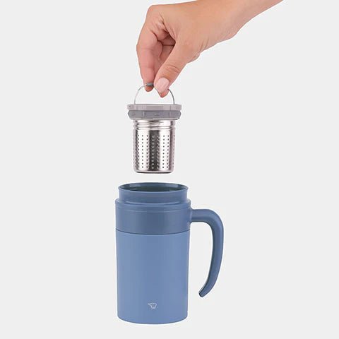 Zojirushi Tumbler with Handle SE - KAE Blue 480 ml - Blue