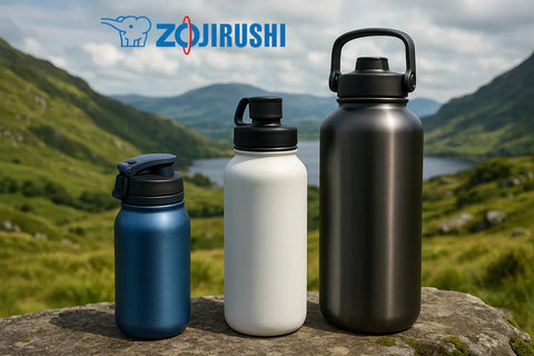 zojirushi thermo bottles near the lake 