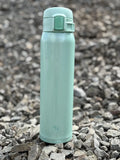 Zojirushi SM-SR60 Mint Travel Mug – 360 ml (12.15 oz) up to 600 ml (20.30 oz) stainless steel insulated bottle with flip-top lid, BPA-free reusable design.